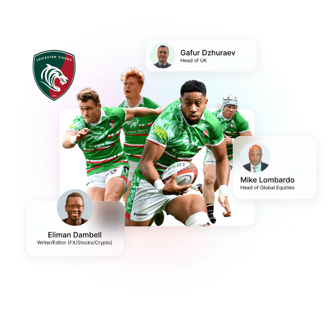 Leicester Tigers Players and Tradeview brokers